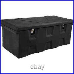 17.25 in. X 19 in. X 44 in. Matte Black Plastic All-Purpose Truck Tool Box Chest