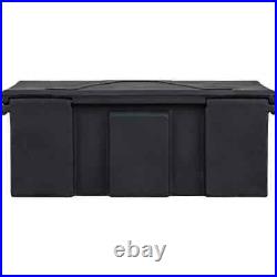 17.25 in. X 19 in. X 44 in. Matte Black Plastic All-Purpose Truck Tool Box Chest