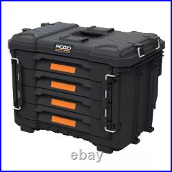 2.0 Pro Gear System 22 In. XL 4 Drawers Modular Tool Box Storage