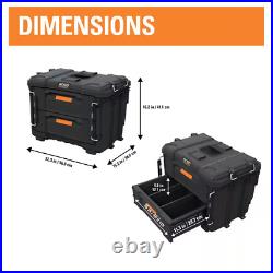 2.0 Pro Gear System 22 In. XL 4 Drawers Modular Tool Box Storage