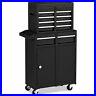 2-in-1-Tool-Chest-Cabinet-With-5-Sliding-Drawers-Rolling-Garage-Organizer-Steel-01-ebk