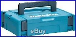 2 x Makita MAKPAC 1 Organiser Coloured Container Stackable Tool Case Toolbox