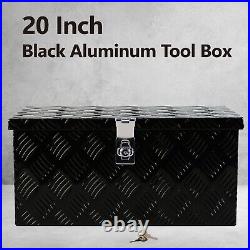 20 Inch Tool Box Flatbox Truck Car Outdoor Trailer Pickup Underbody Toolbox