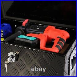 20 Inch Tool Box Flatbox Truck Car Outdoor Trailer Pickup Underbody Toolbox