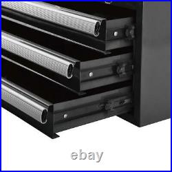 20Black 3-Drawer Steel Keyed Tool Box Heavy Gauge Steel Construction Keyed lock