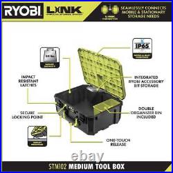 22.2 in. LINK Rolling Tool Box with LINK Medium Tool Box and LINK Standard Tool