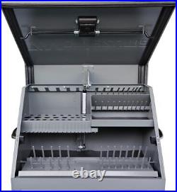 22.5-Inch Portable TRIANGLE Toolbox Heavy-Duty Steel Construction Metric