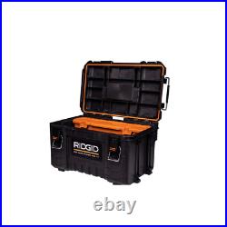 22 Modular Tool Box Storage Water Dust Resistant Latches Lid Stackable Lockable
