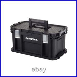 22 in. Husky Portable Rolling Tool Box on Wheels Cart Part Organizer Storage Bin 22 in. Husky Portable Rolling Tool Box on Wheels Cart Part Organizer Storage Bin