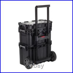 22 in. Husky Portable Rolling Tool Box on Wheels Cart Part Organizer Storage Bin 22 in. Husky Portable Rolling Tool Box on Wheels Cart Part Organizer Storage Bin