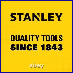 23 in 50-Gallon Mobile Tool Box Portable Stanley Rolling Chest Black Lid