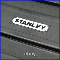 23 in. 50 gallon mobile tool box portable stanley rolling chest black lid d