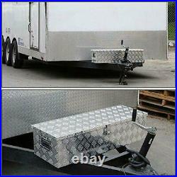 24 30 32 36 50 Aluminum Tool Box Truck Trailer RV Underbody Storage Boxes