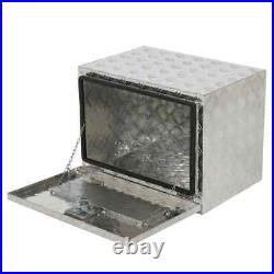 24 in. Silver Aluminum Underbody Truck Tool Box, Double RV