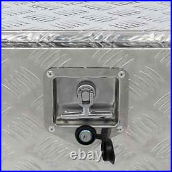 24 in. Silver Aluminum Underbody Truck Tool Box, Double RV