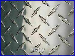 24 x 20x 19-1/2 Aluminum Truck Tool Box Storage Horse Boat RV DIAMOND PATTERN