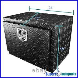 24x17x18 Truck Heavy Duty Tool Box Underbody Storage Pickup Trailer+Lock