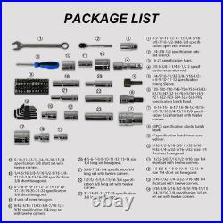 266Pcs Portable Hand Tool Box With Toolset Professional Maintenance Tools Storage