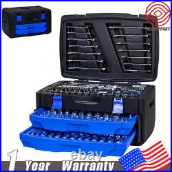 266Pcs Portable Hand Tool Box with Toolset Professional Maintenance Tools Storage