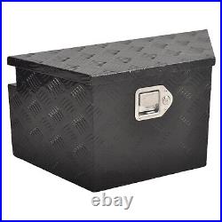 26X13.3X12 Aluminum Trailer Tool Box Heavy Duty Utility Tool Storage Box/lock