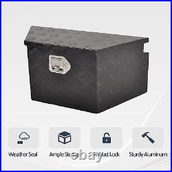 26X13.3X12 Aluminum Trailer Tool Box Heavy Duty Utility Tool Storage Box/lock