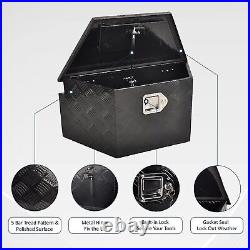 26X13.3X12 Aluminum Trailer Tool Box Heavy Duty Utility Tool Storage Box/lock