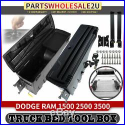 2pcs Storage Truck Bed Tool Box 30.71'' for Dodge Ram 1500 2500 Rear Left+Right