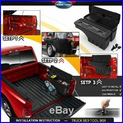 2x Lockable Storage Truck Bed Tool Box Left &Right for Dodge Ram 1500 2500 3500