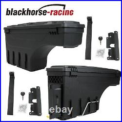 2x Truck Bed Storage Box Toolbox Left Right For Chevy Silverado GMC Sierra 1500