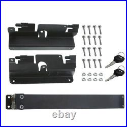 2xRear Truck Bed Storage Box Toolbox withLock for Chevy Silverado 1500 GMC Sierra