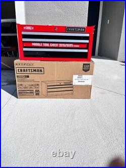 3 Drawer Heavy Duty Tool Box 26 Tool Storage Chest NEW Craftsman 2023 Garage