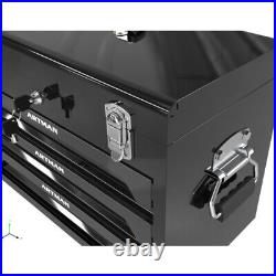 3 Drawer Tool Box with Complete Tool Set for Home Garage Organization