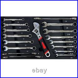 3 Drawers Tool Box with Tool Set with Key Locking Ball Bearing Slide Pull Handle