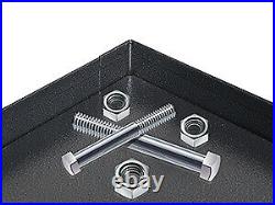 3 Drawers Tool Chest Rolling Metal Storage Cabinet Black&Gray Storage Tool Box