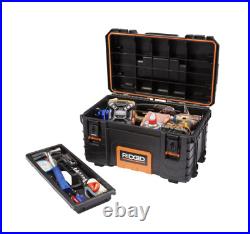 3-Pc PRO Tool Storage System Box Wheels Gear Cart High Impact Water Seal New