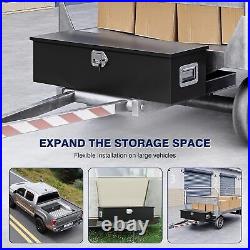 30/39-Inch Steel Tool Box Heavy Duty with Lock Storage for Truck Bed & Trailer