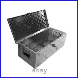 30'' Auminum Tool Box Truck ATV Trailer Garage Storage Box Small Narrow Tool Box