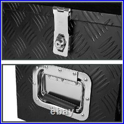 30 Heavy Duty Black Aluminum Tool Box Truck Pickup Trailer Storage+Lock+Keys 30 Heavy Duty Black Aluminum Tool Box Truck Pickup Trailer Storage+Lock+Keys