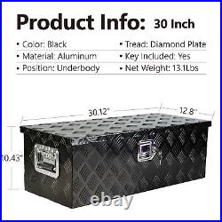 30 Inch Heavy Duty Black Aluminum 5 Bar Tread Tool long Box Truck Pickup Trailer