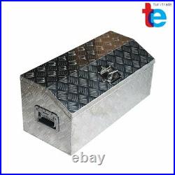 30 Silver Aluminum Alloy Underbody Storage Tool Box Pentagon for Truck Trailer