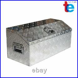 30 Silver Aluminum Alloy Underbody Storage Tool Box Pentagon for Truck Trailer