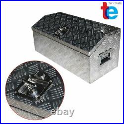 30 Silver Aluminum Alloy Underbody Storage Tool Box Pentagon for Truck Trailer