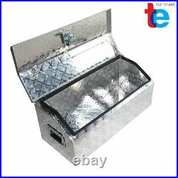 30 Silver Aluminum Alloy Underbody Storage Tool Box Pentagon for Truck Trailer