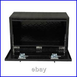 30 Truck/Pickup Bed Trailer Tongue Aluminum Tool Box Tote Storage Lock Black