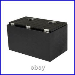 30 Truck/Pickup Bed Trailer Tongue Aluminum Tool Box Tote Storage Lock Black