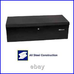 30 in. Black Steel Top Tool Chest Locking Portable Utility Box