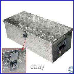 30 x13 x10 Silver Aluminum Truck Tool Box for Flatbed RV Camper Pickup