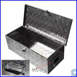 30 x13 x10 Silver Aluminum Truck Tool Box for Flatbed RV Camper Pickup