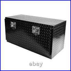 36 In Heavy Duty Aluminum Tread Tool Box Truck Trailer Underbody Storage Toolbox