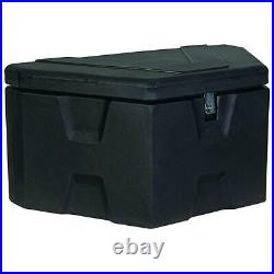 36 Plastic Trailer Tongue Truck Tool Box Matte Black Storage Organizer Pick up